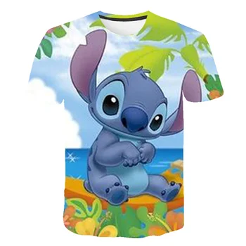 Детские футболки с вышивкой Для мальчиков и девочек, футболки с мультяшным рисунком, одежда, детские летние повседневные топы, футболки, костюмы от 1 до 14 лет